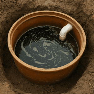 Imagen de una fosa séptica